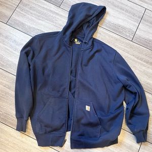 Carhartt  blue Zip sweatshirt XXL barely worn